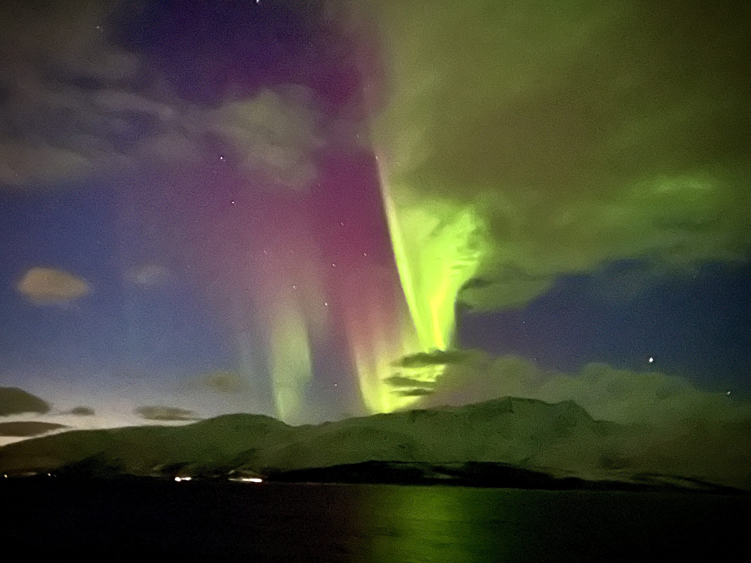 chasing the northern lights in THE arctic cirCle